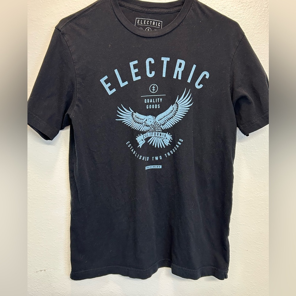 Electric Family Black and Blue Short Sleeve Tee
